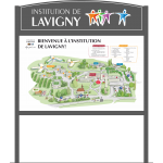 Plan situation Insitution Lavigny